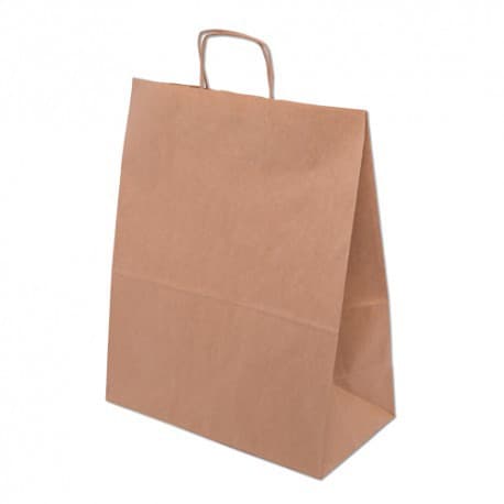 Torba papierowa 30/17/42,5 brazowa 90g