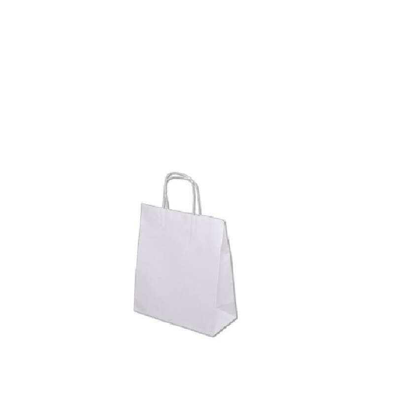 Torba papierowa 18/8/22,5 biala 90g