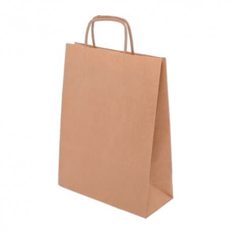 Torba papierowa 24/10/32 brazowa 90g